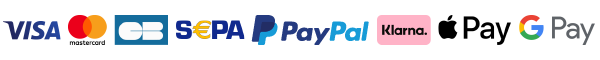 Moyens de paiement sécurisés : Visa, MasterCard, CB, Sepa, Paypal, Klarna, Apple Pay, Google Pay - Cabinet Nomade Énergétique