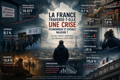 La France traverse-t-elle une crise économique, sociale et humaine majeure ?